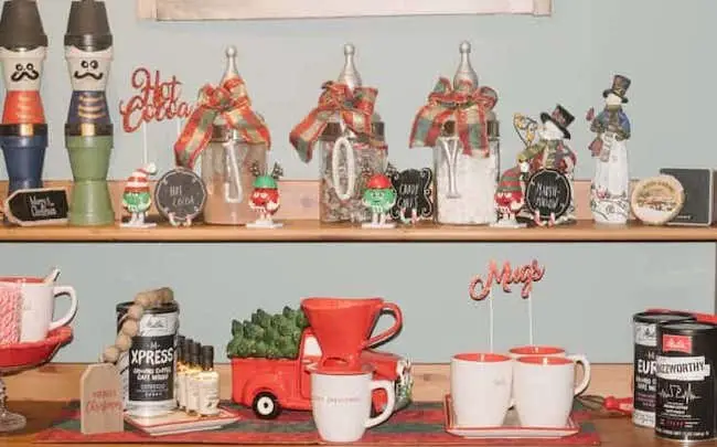 Festive Holiday Coffee Bar