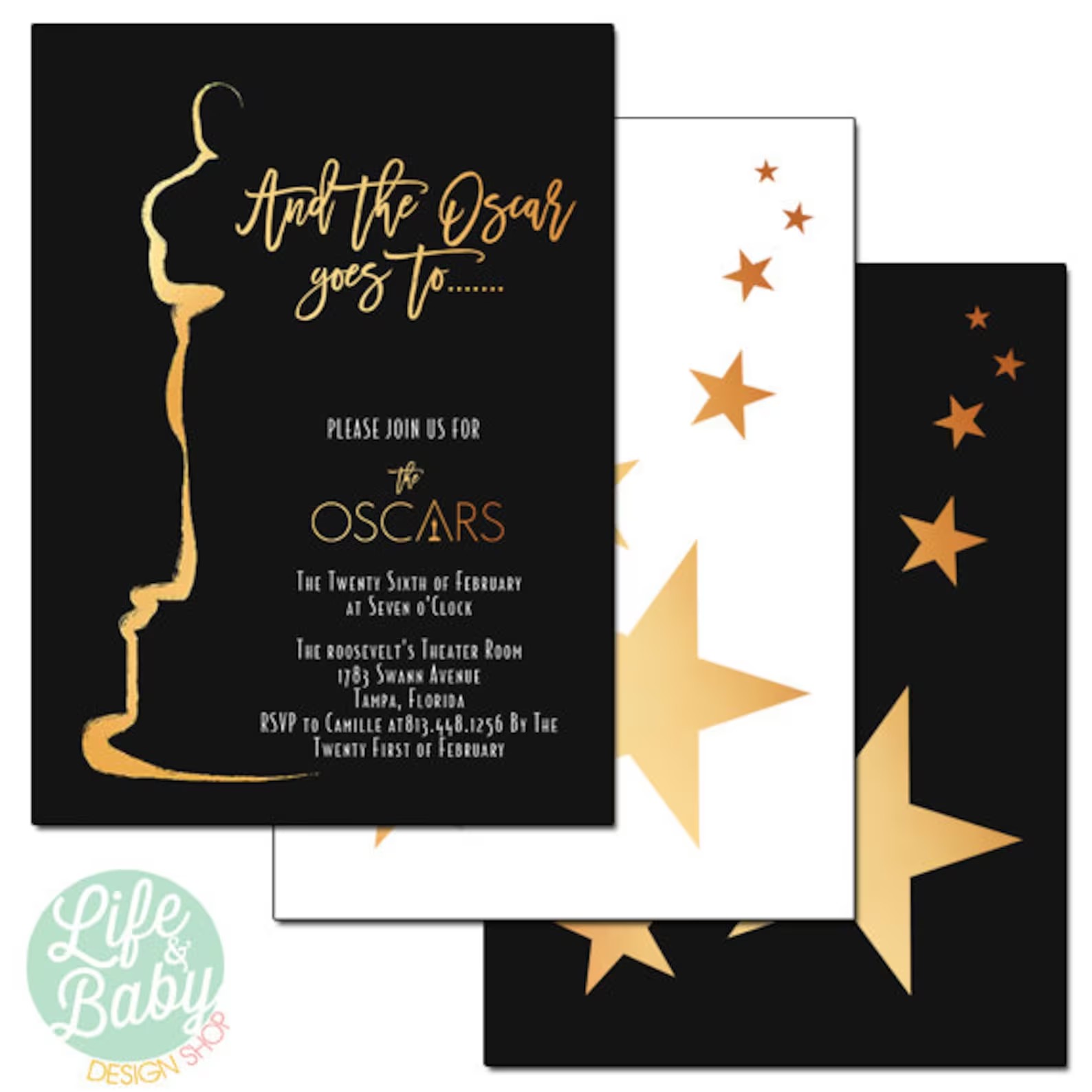 Wow Your Guests with a Glam Invite