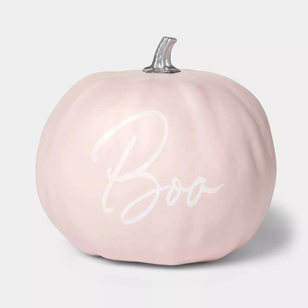 minimal muted pink pumpkins