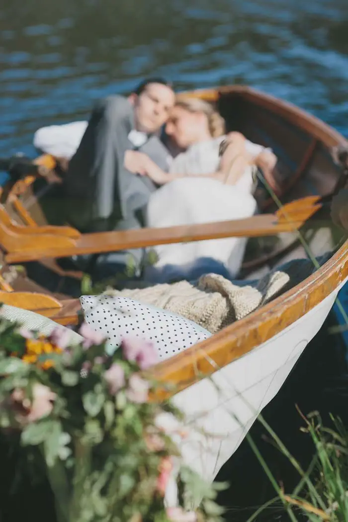 Below: Set Design + Prop Stylist Styled By Linda // Photographer Angus Porter Photography // Florist Francis Floristry // Cakes Black Star Pastry // Shoot location Audley Weir