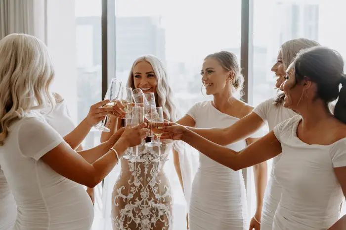 The Bridesmaids In White...