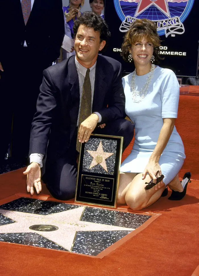 Throwback! They have Been by each others side since Tom Hanks first got his star on the Holywood walk of fame!