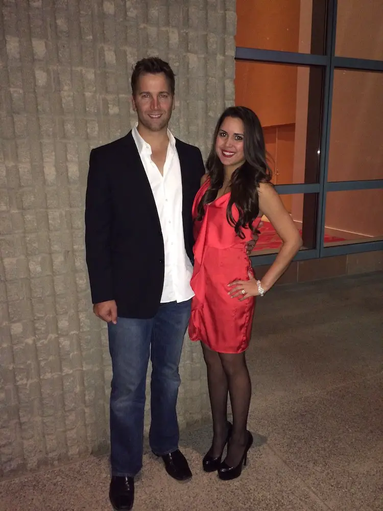 Black Shoes with a Red Dress