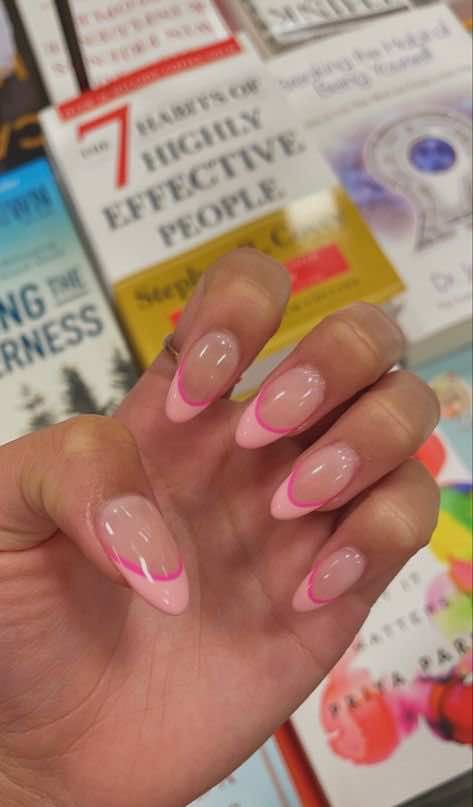 French Tip Summer Nail Ideas