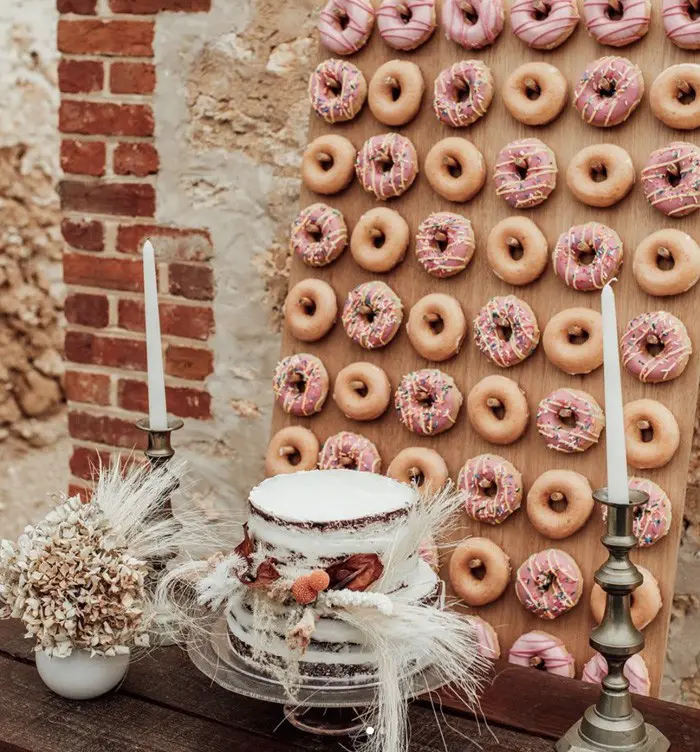 The donut wall...