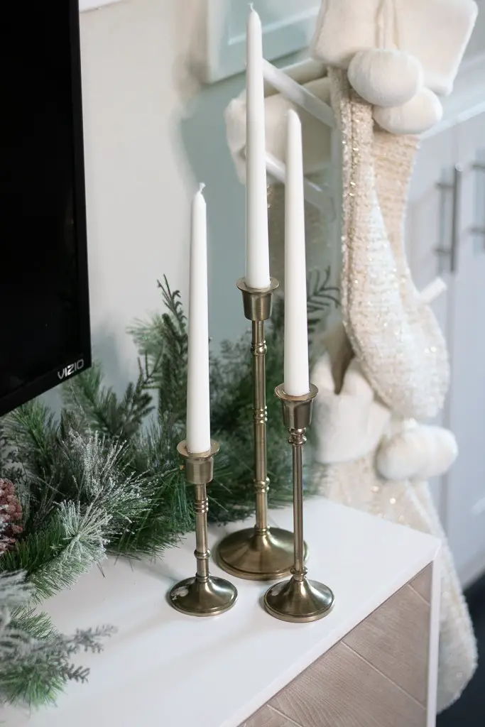 How to Decorate Your TV Stand for Christmas