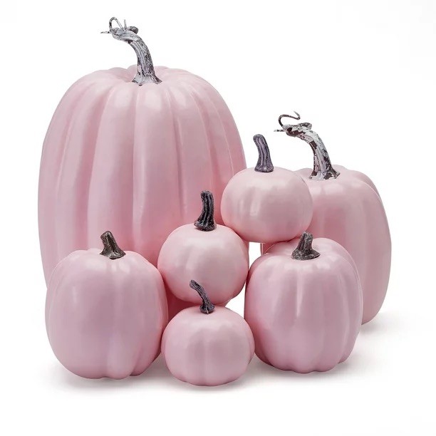 pink pumpkins