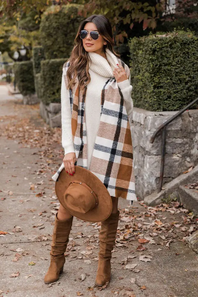 A Sweater Dress + Boots