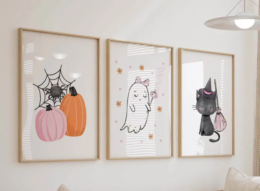 Halloween Ghost Watercolor Prints