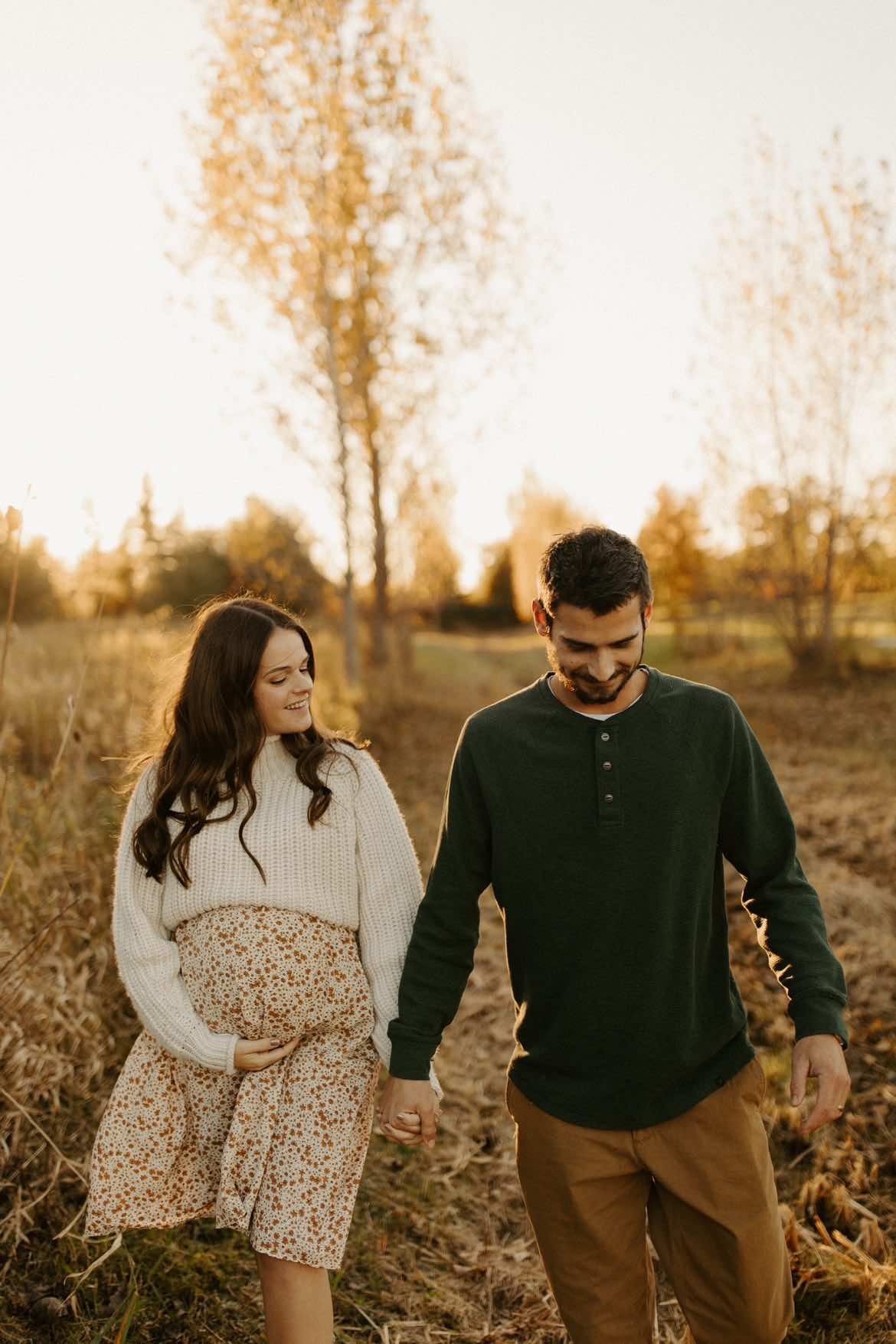 Sunset Maternity Photography Session