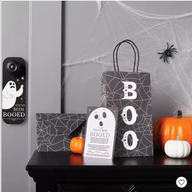 Halloween Booed Gift Bag Kit