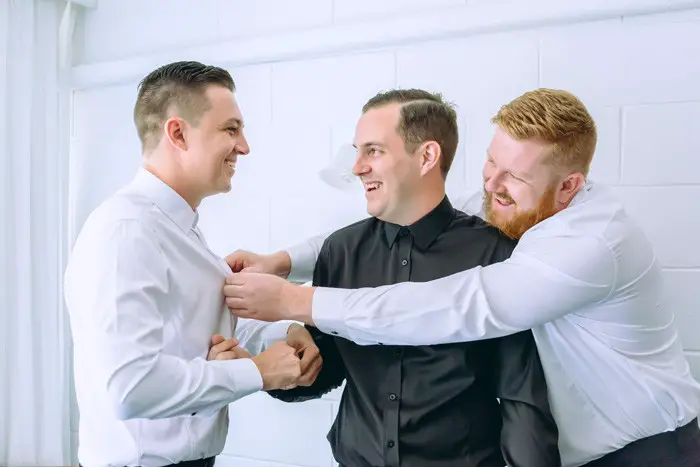 GROOMSMEN IN BLACK...