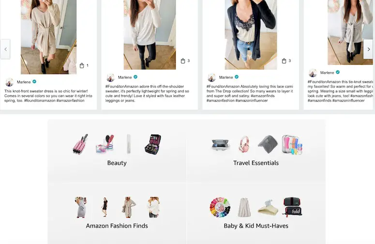 8-Follow Amazon Storefronts by Influencers