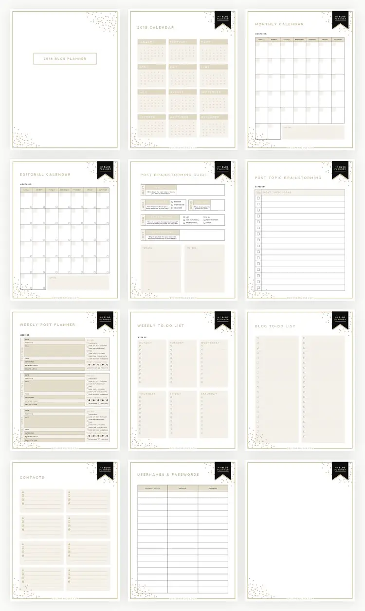 The Ultimate Blog Planner