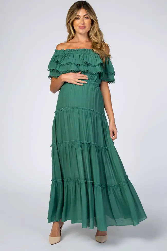 Off-the-Shoulder Maternity Dresses