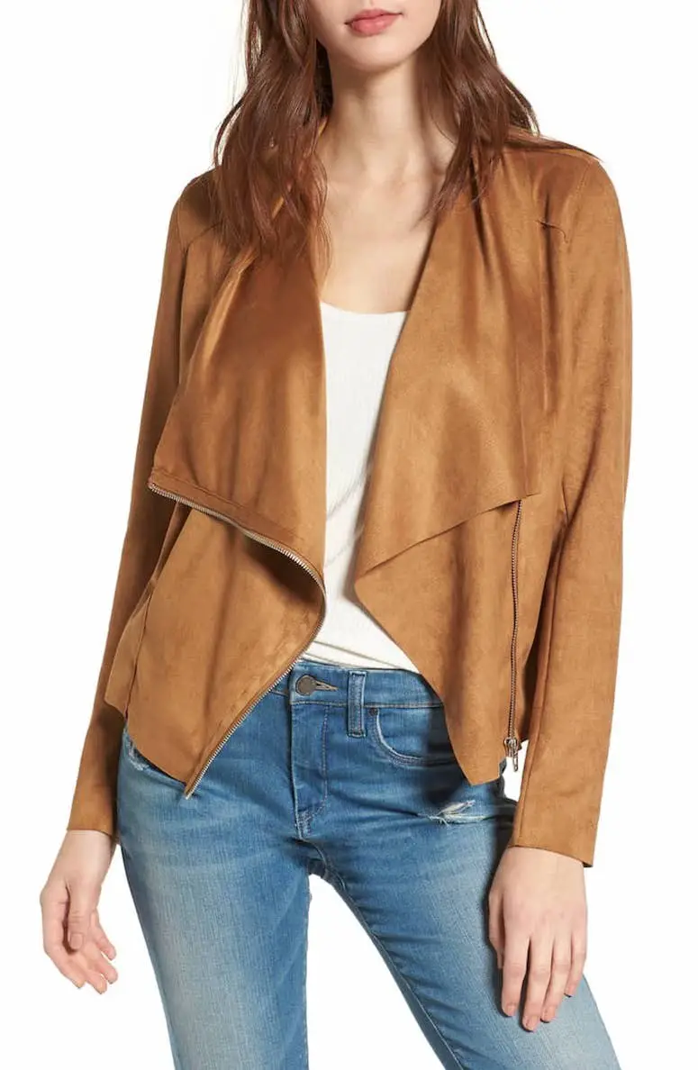 The Faux Suede Jacket