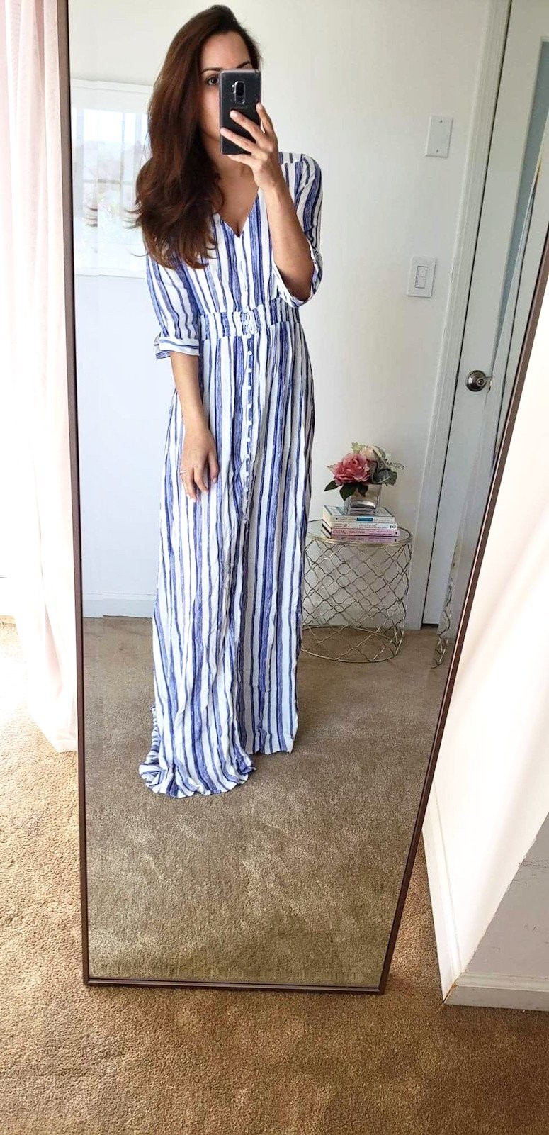 NERLEROLIAN Beach Casual Midi Dress